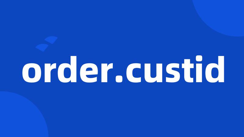 order.custid