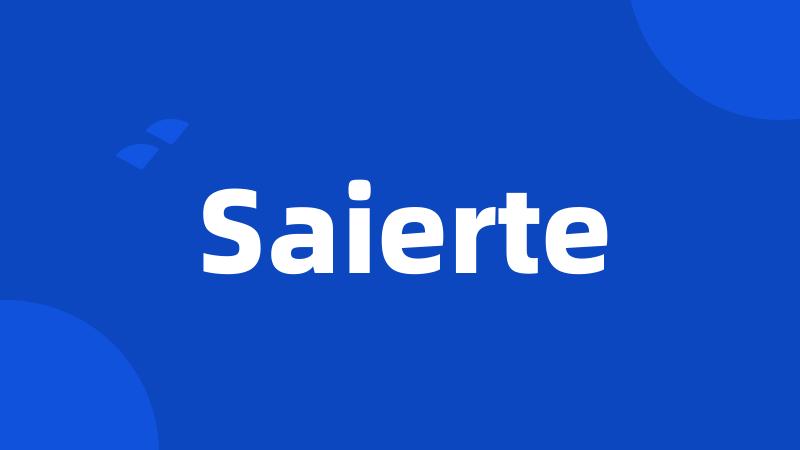 Saierte