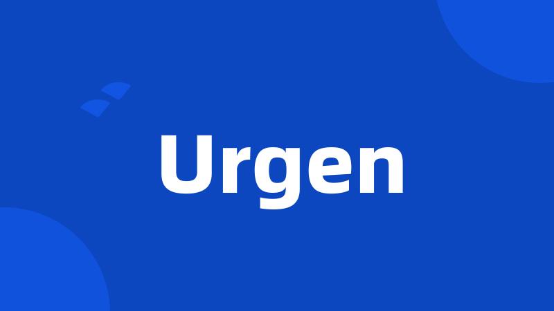 Urgen