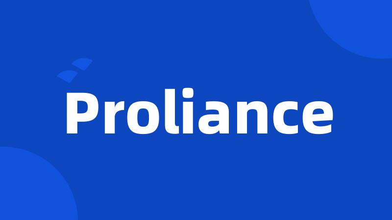 Proliance