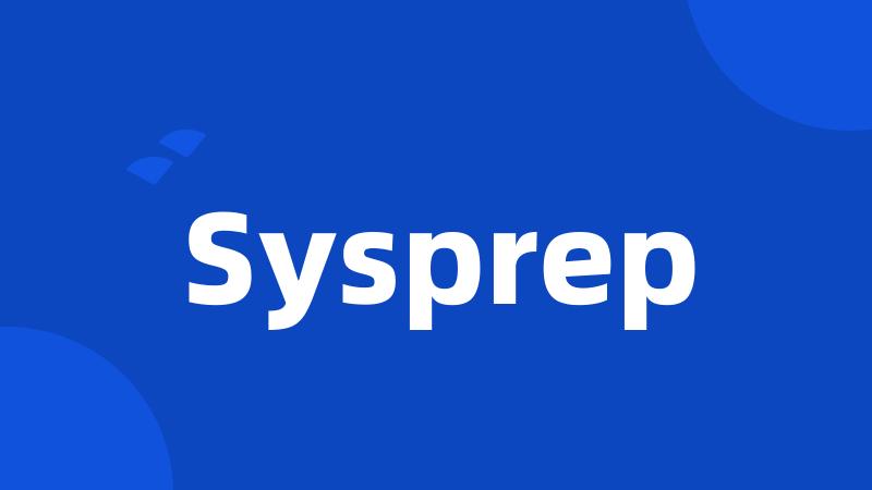 Sysprep