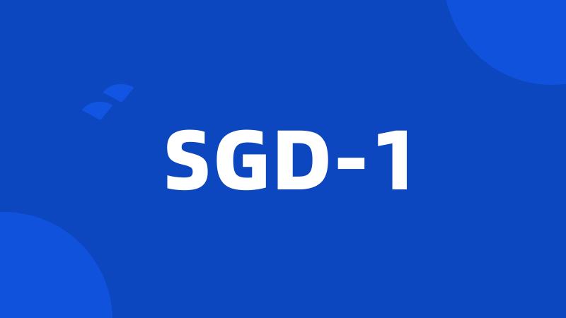 SGD-1