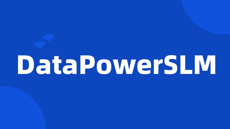 DataPowerSLM