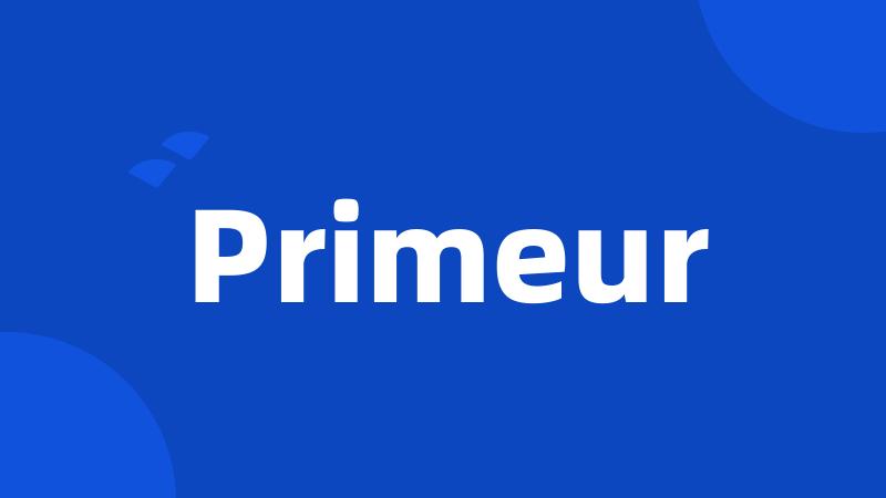 Primeur