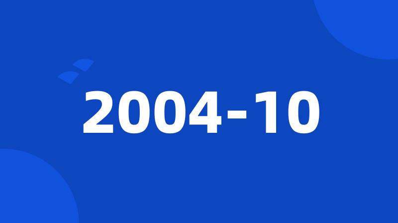 2004-10
