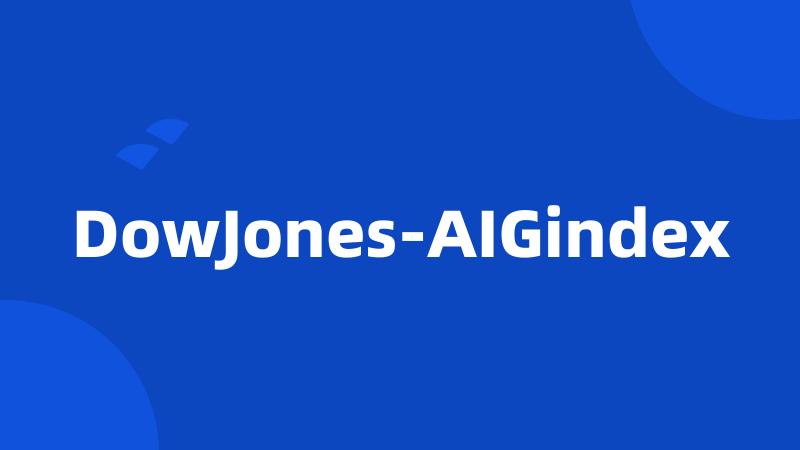 DowJones-AIGindex