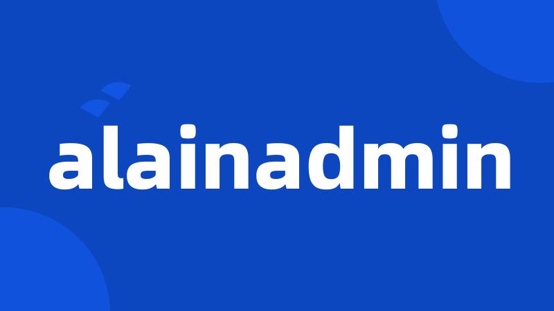 alainadmin