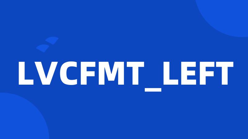 LVCFMT_LEFT