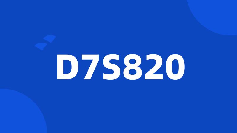 D7S820