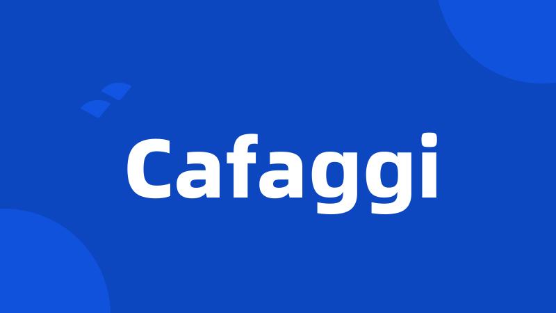 Cafaggi