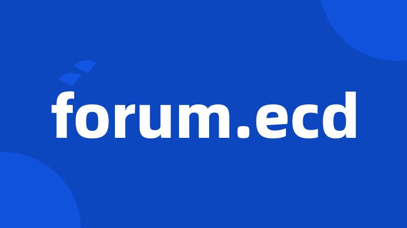 forum.ecd