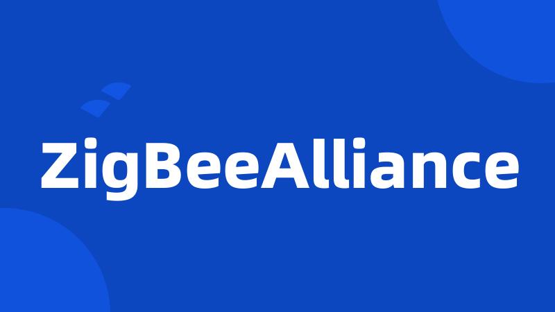 ZigBeeAlliance