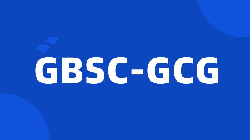 GBSC-GCG