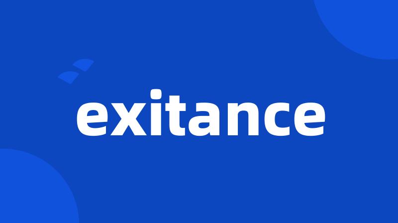 exitance