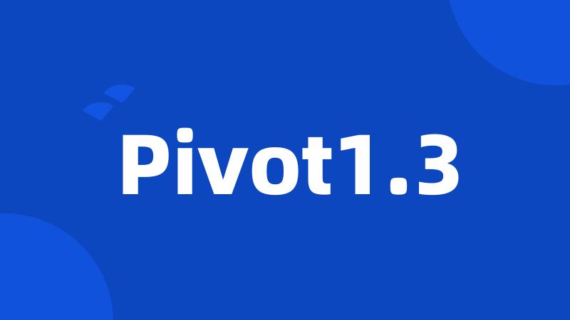 Pivot1.3