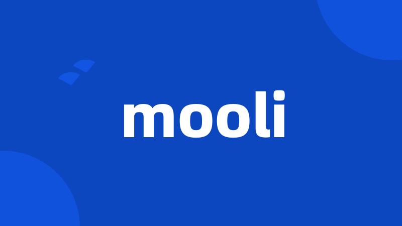 mooli