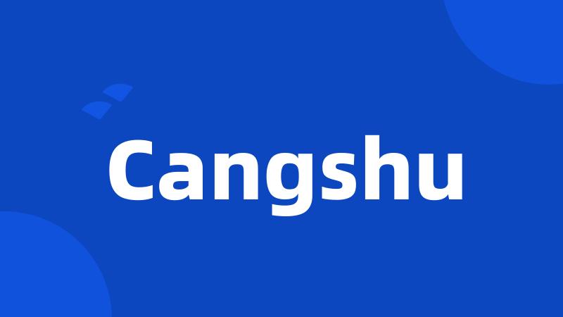 Cangshu