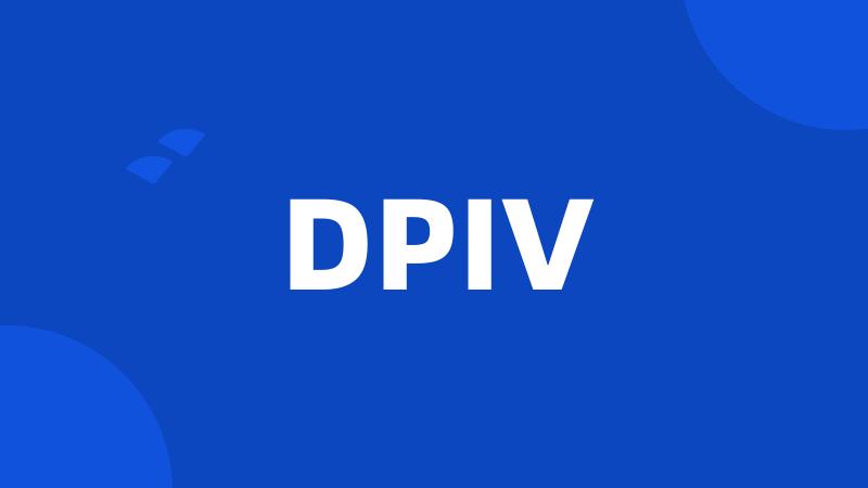 DPIV