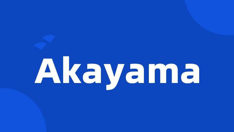Akayama