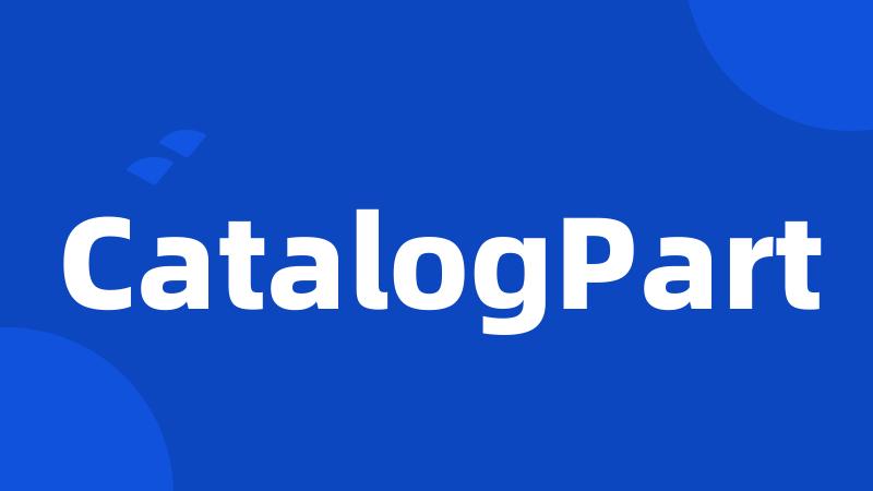 CatalogPart