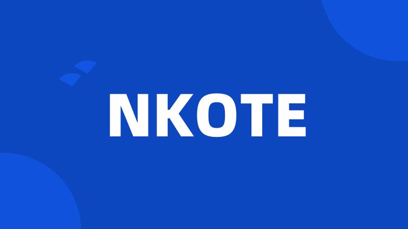 NKOTE