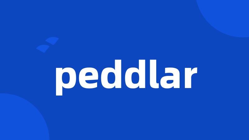 peddlar