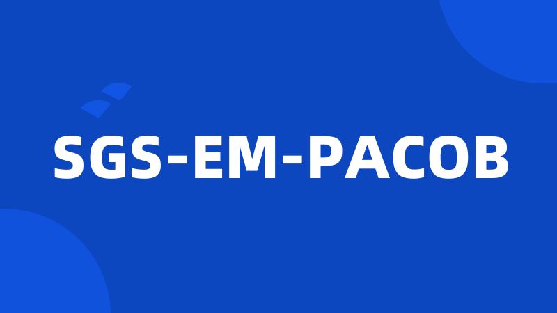 SGS-EM-PACOB