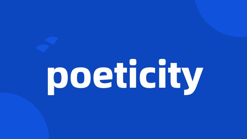 poeticity