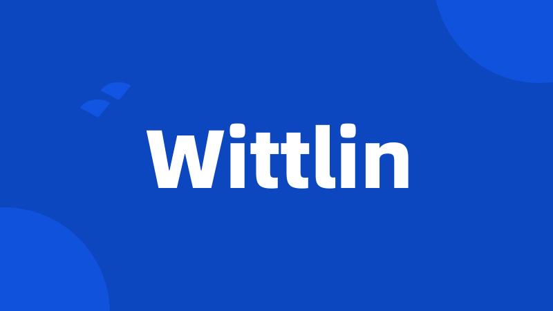 Wittlin