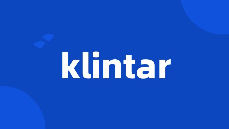 klintar