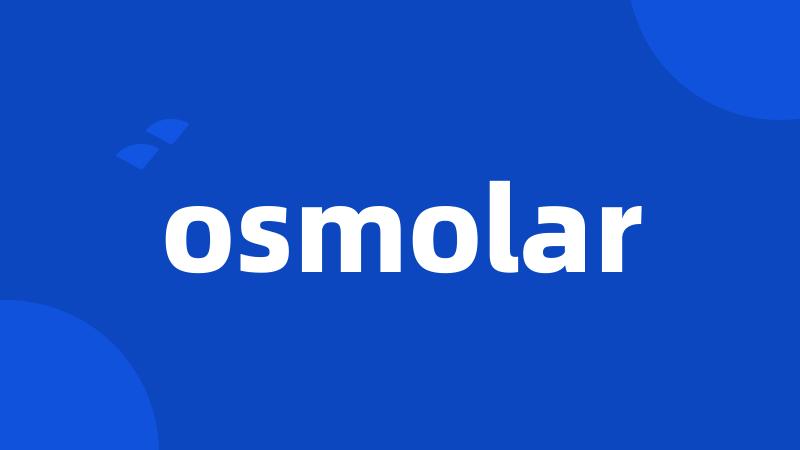 osmolar