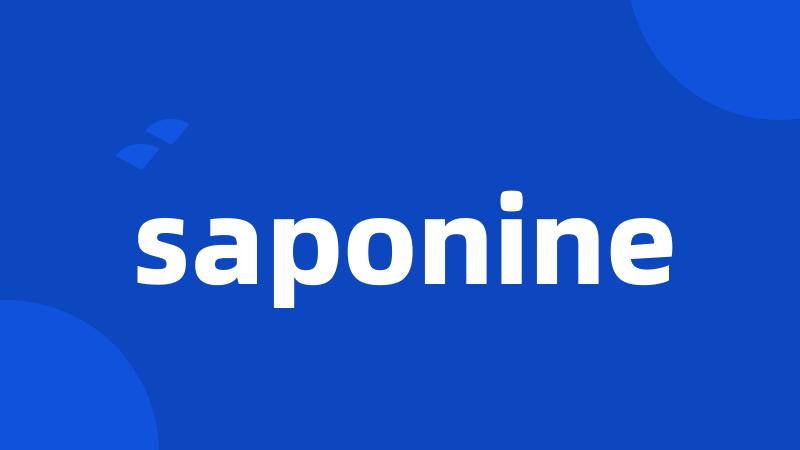 saponine