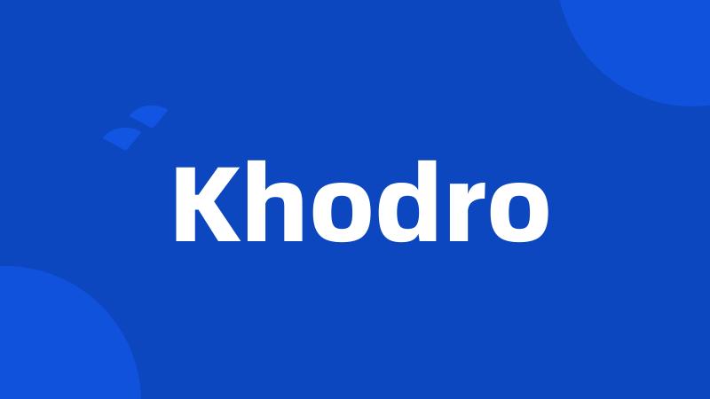 Khodro