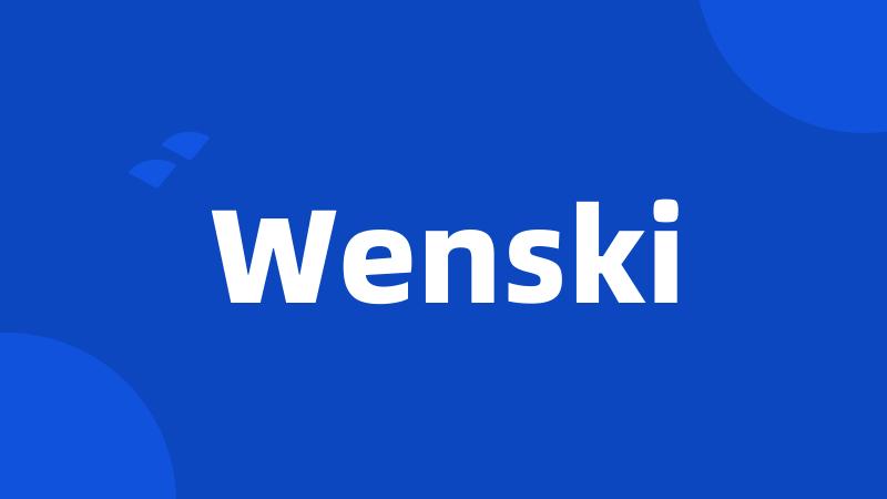 Wenski