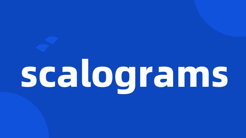 scalograms