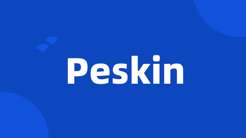 Peskin