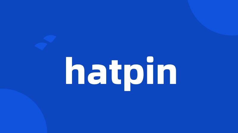 hatpin