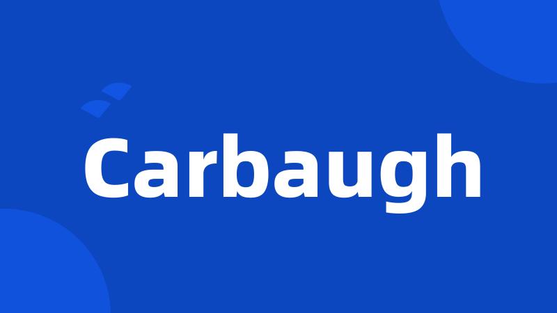 Carbaugh