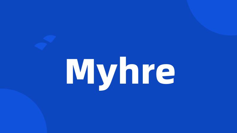 Myhre