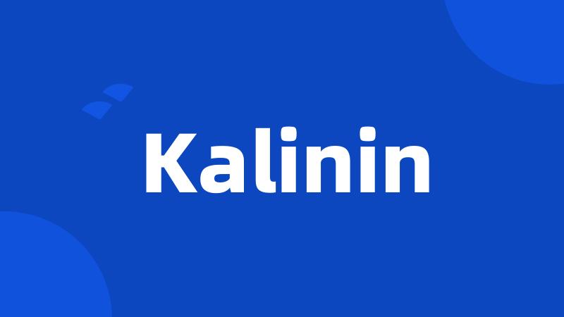 Kalinin