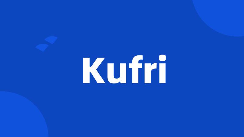 Kufri