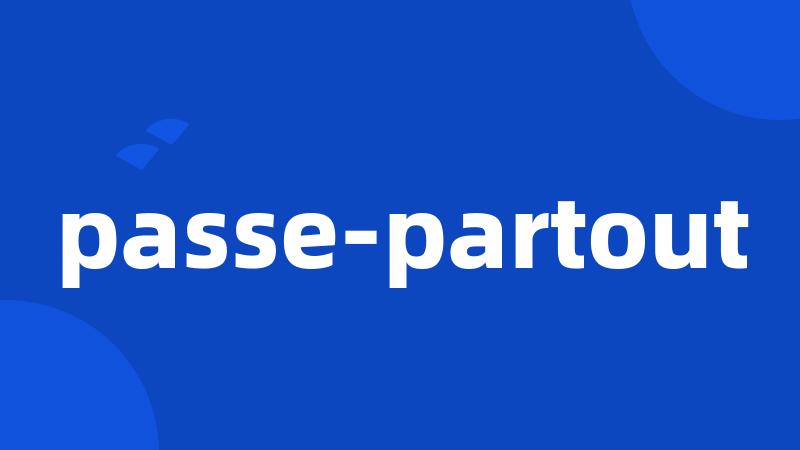 passe-partout