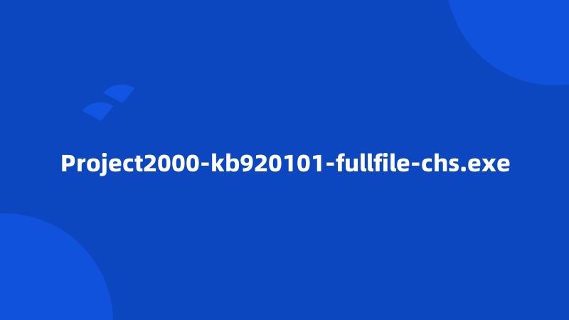 Project2000-kb920101-fullfile-chs.exe