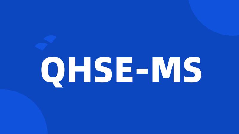 QHSE-MS