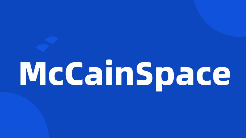 McCainSpace