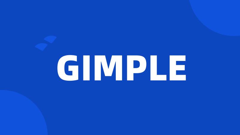 GIMPLE