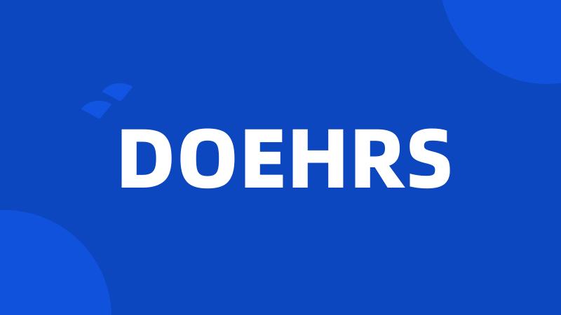 DOEHRS