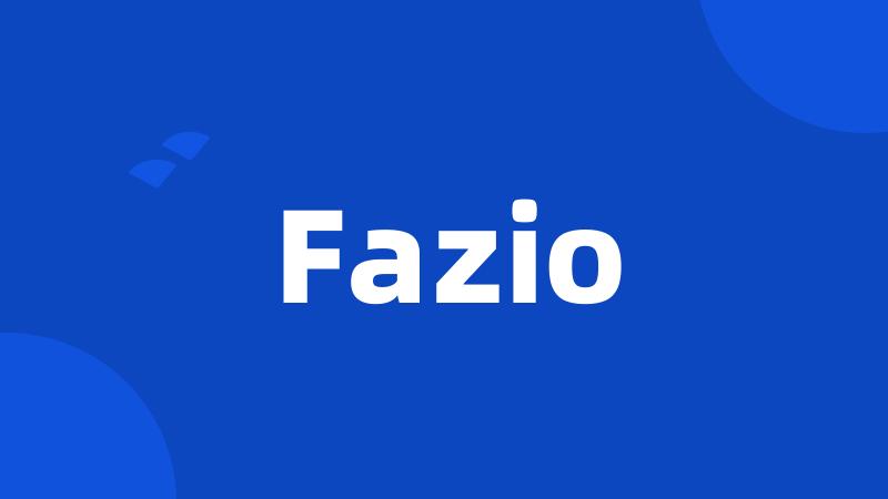 Fazio