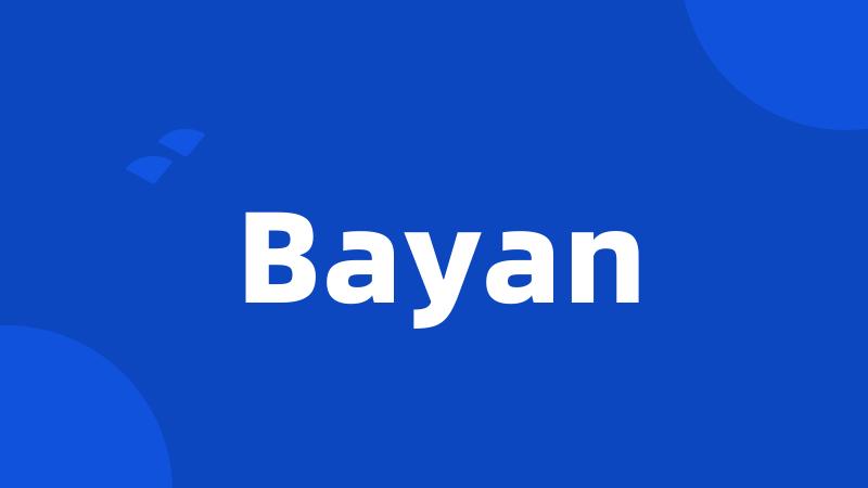 Bayan