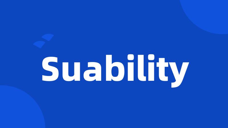 Suability